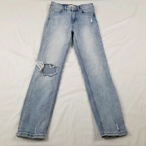 Altar’d state Light Blue Distressed Women Jeans
